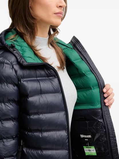 Blauer Piumino con cappuccio Donna