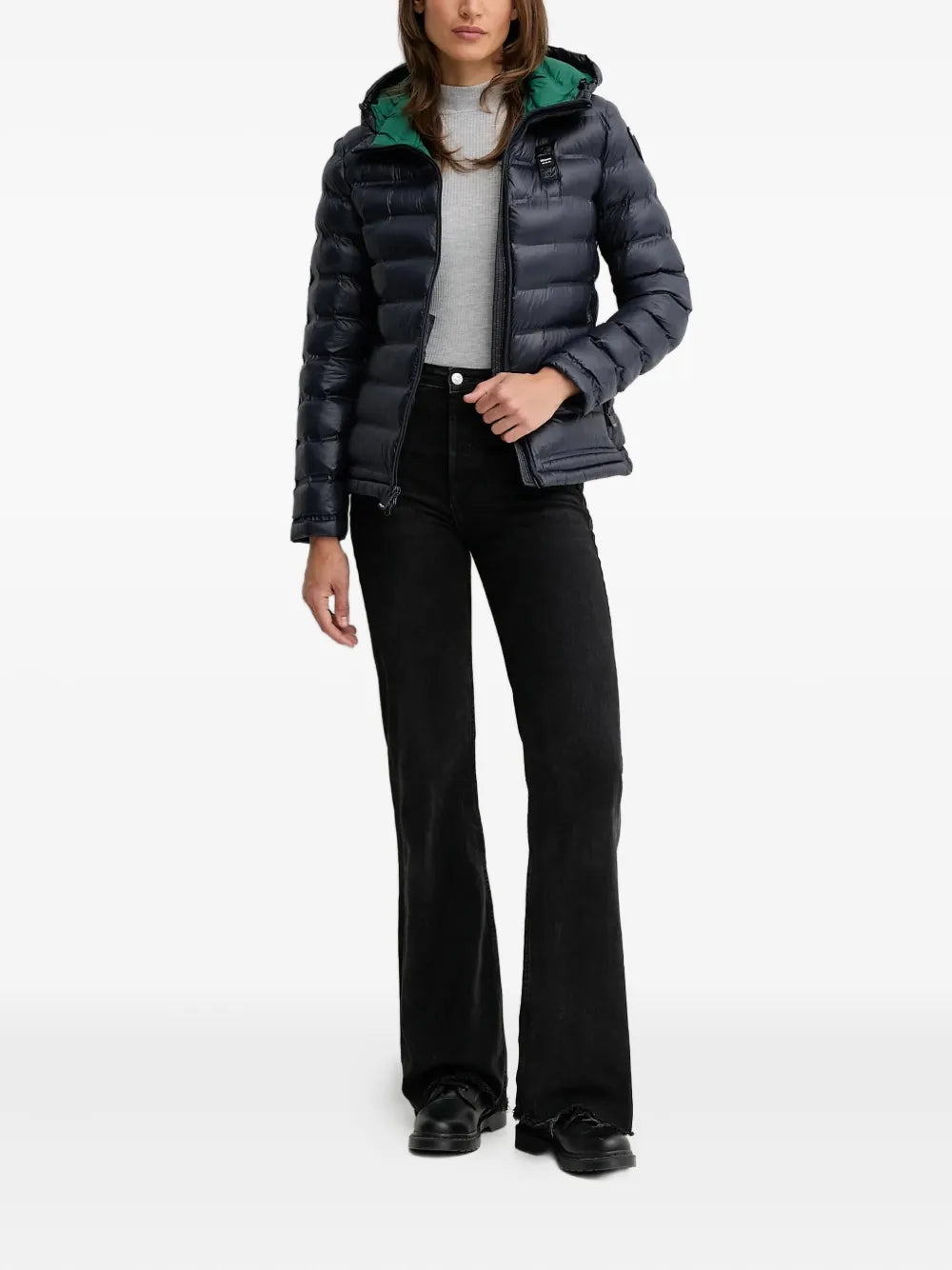 Blauer Piumino con cappuccio Donna